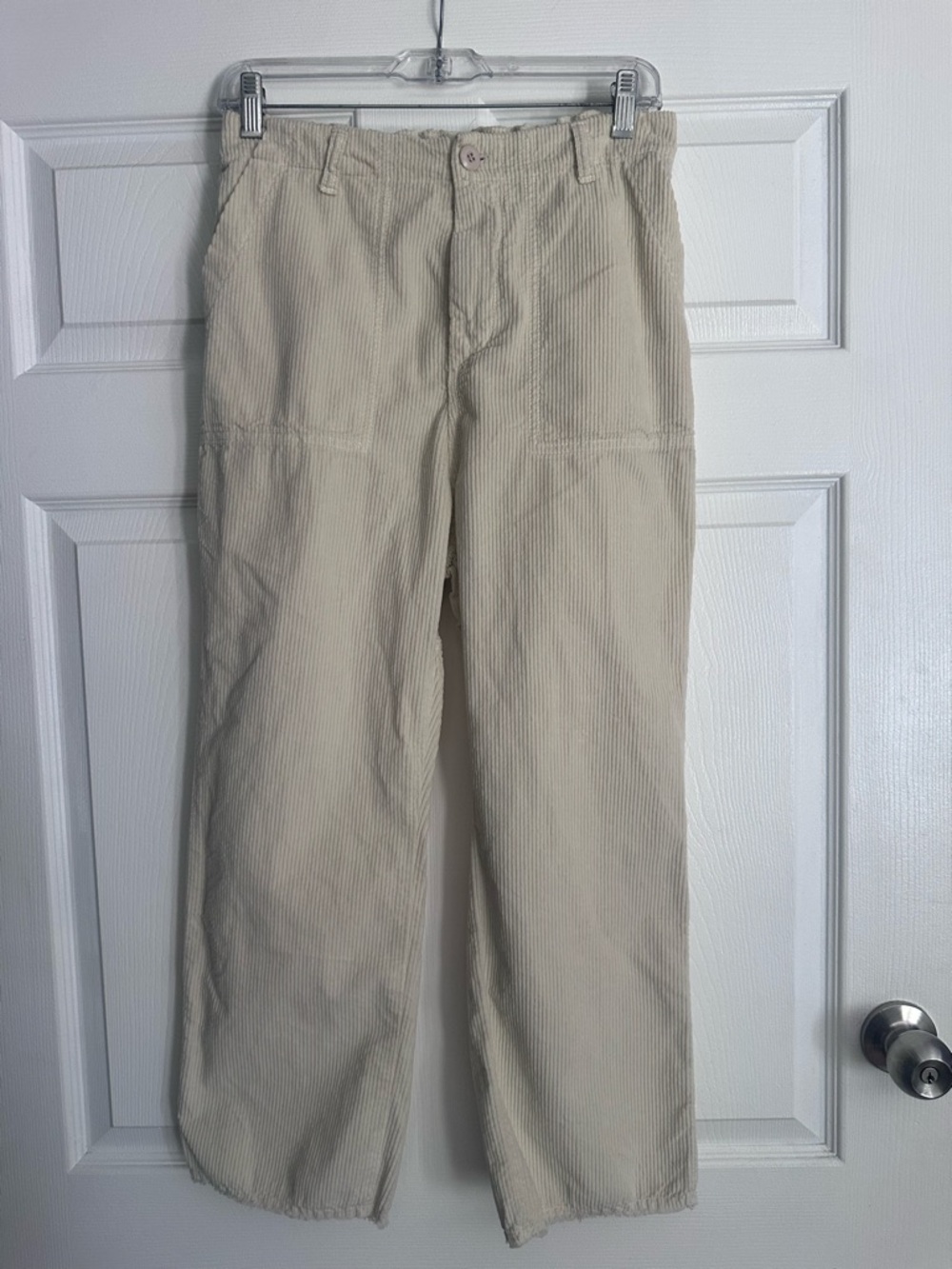 A SHIRT THING| Women's cream Corduroy Pants